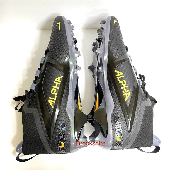 Nike Alpha Menace 4 Elite Football Cleats Saquon Barkley Size 13 HF4313-001 - Picture 4 of 7